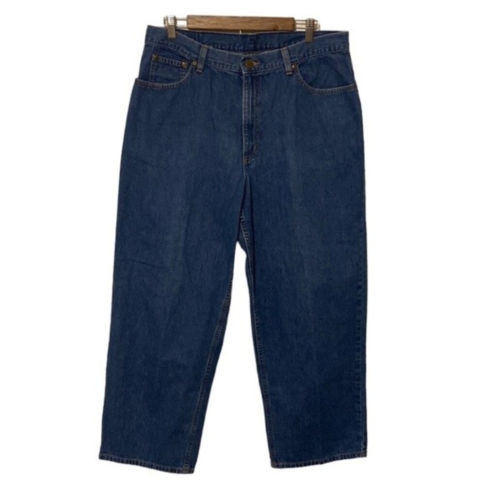 L.L. Bean Women's Straight Leg Jeans - Dark Blue